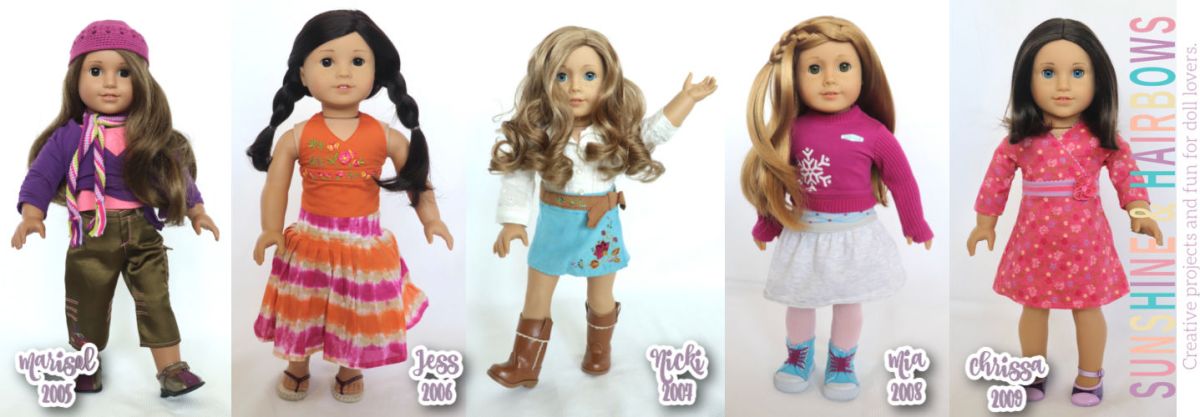 Huge List of American Girl of the Year Dolls and Hobbies – Sunshine and  Hairbows